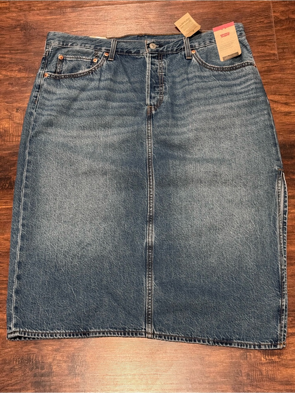 Levi's Women's Denim Straight Skirt